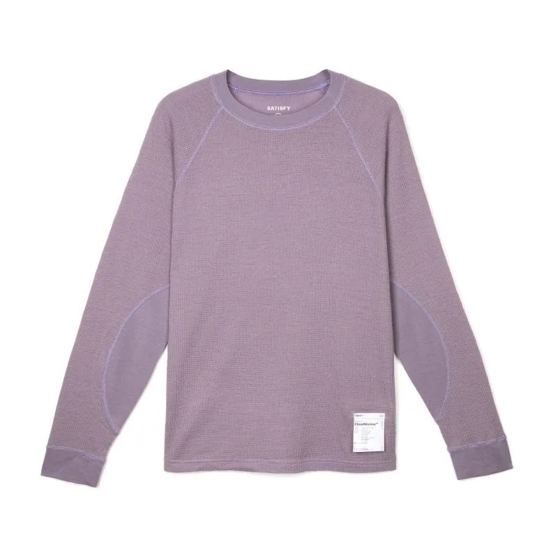 Satisfy Running CloudMerino Waffle Base Layer - T-shirt en laine mérinos | Hardloop